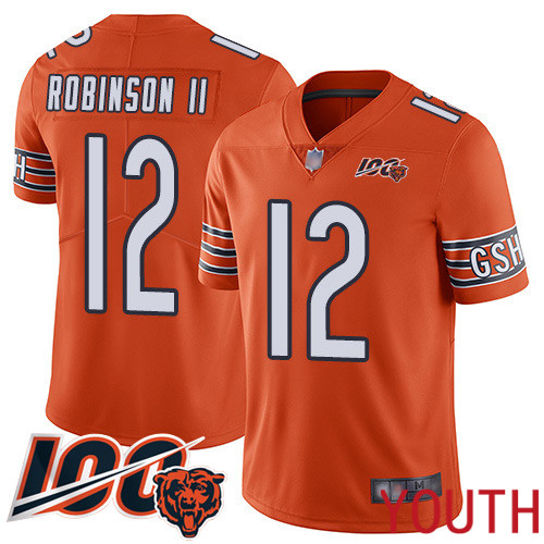 Chicago Bears Limited Orange Youth Allen Robinson Alternate Jersey NFL Football 12 100th Season